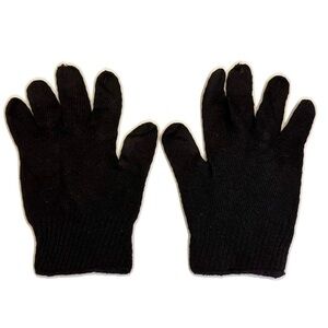Black Gloves 3 for 15 SALE CLEARANCE Knit Liners